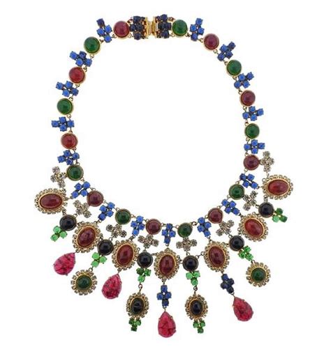 christian dior womens necklace|Christian Dior costume jewelry necklace.